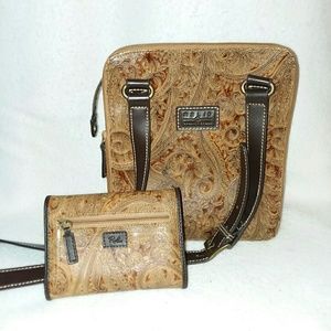 RELIC handbag with matching wallet